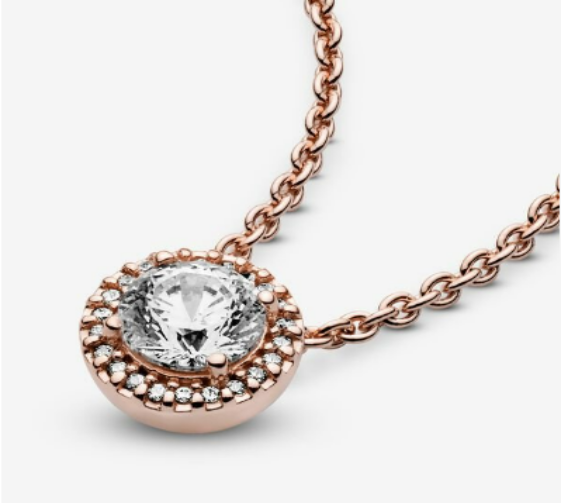 Rose gold 2025 pendant pandora
