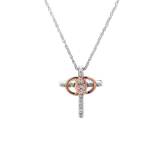 Marriage cross necklace deals