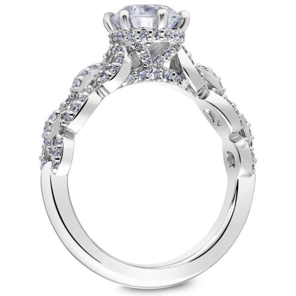 Scott Kay 14k White Gold Embrace Engagement Ring in Garner, NC
