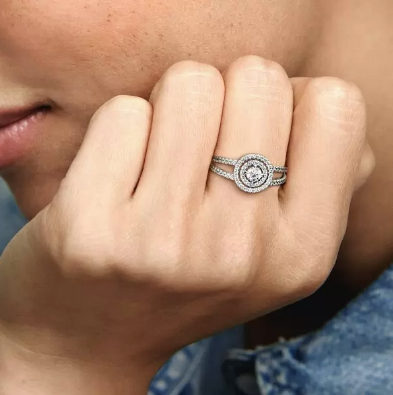 Pandora vintage circle ring deals