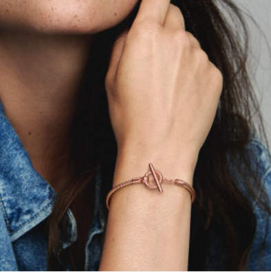 Pandora Moments T-Bar Snake Chain Bracelet - Anfesas Jewelers Pandora Moments T-Bar Snake Chain Bracelet - Anfesas Jewelers