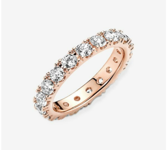 Velsigne forbrydelse Fest Pandora Sparkling Row Eternity Ring - Anfesas Jewelers
