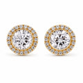 Diamond and Yellow Gold Earring Sleeve