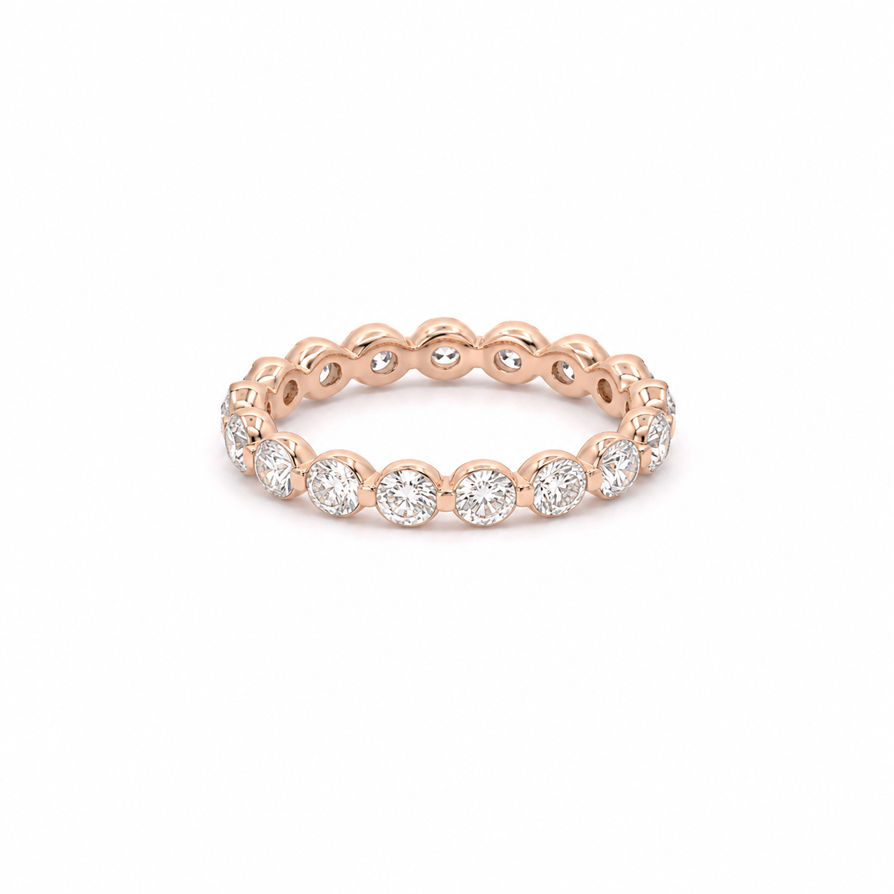 Yellow Gold and Diamond Band
