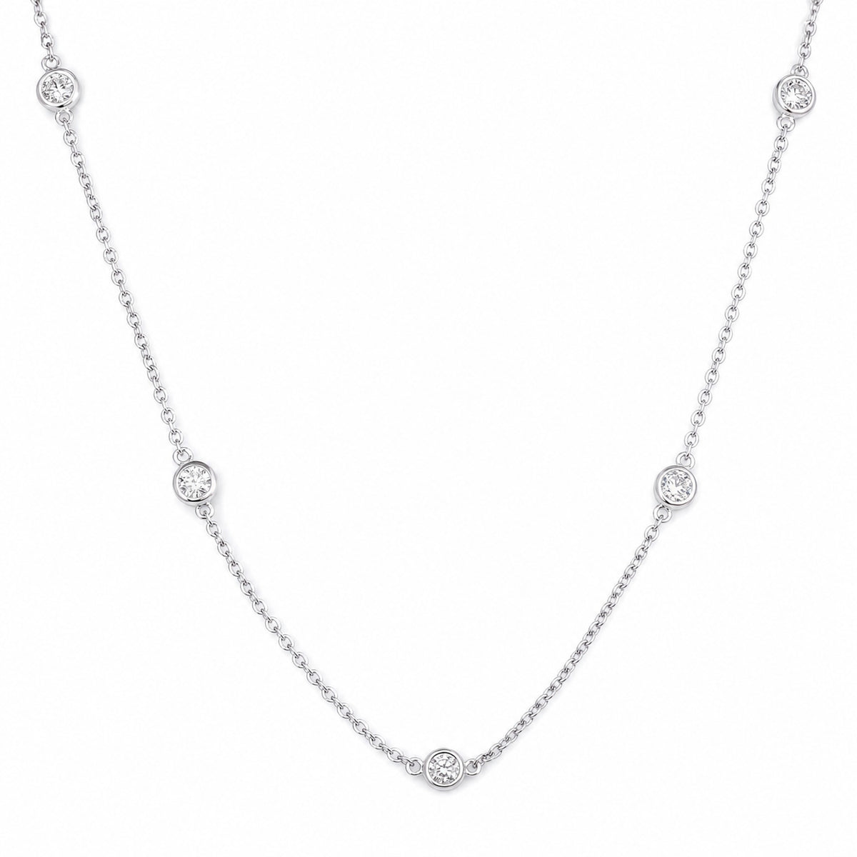 White Gold Diamond Necklace