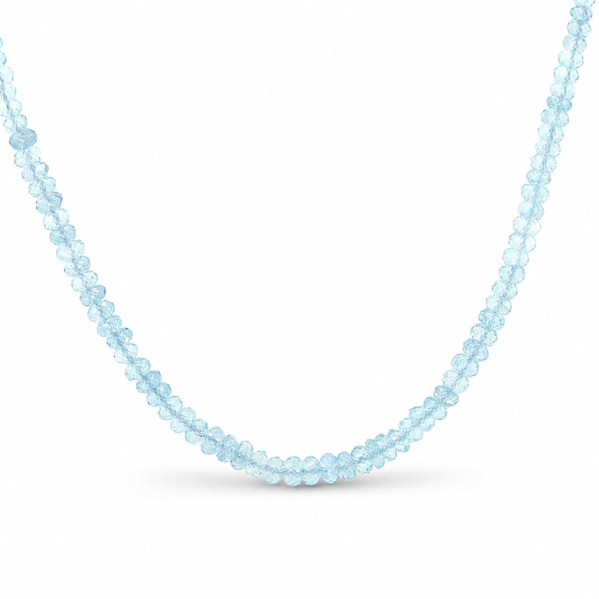 Beaded Aqua Necklace