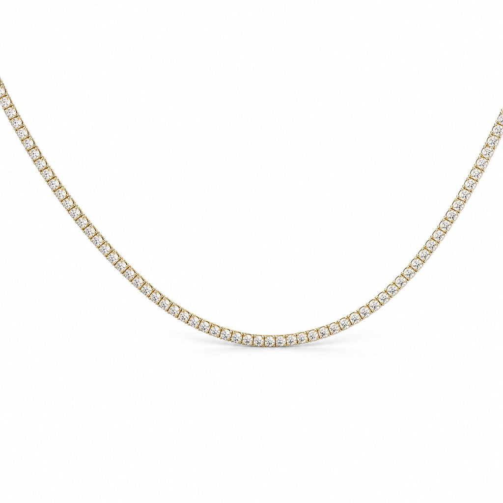 Yellow Gold and Diamond Necklace
