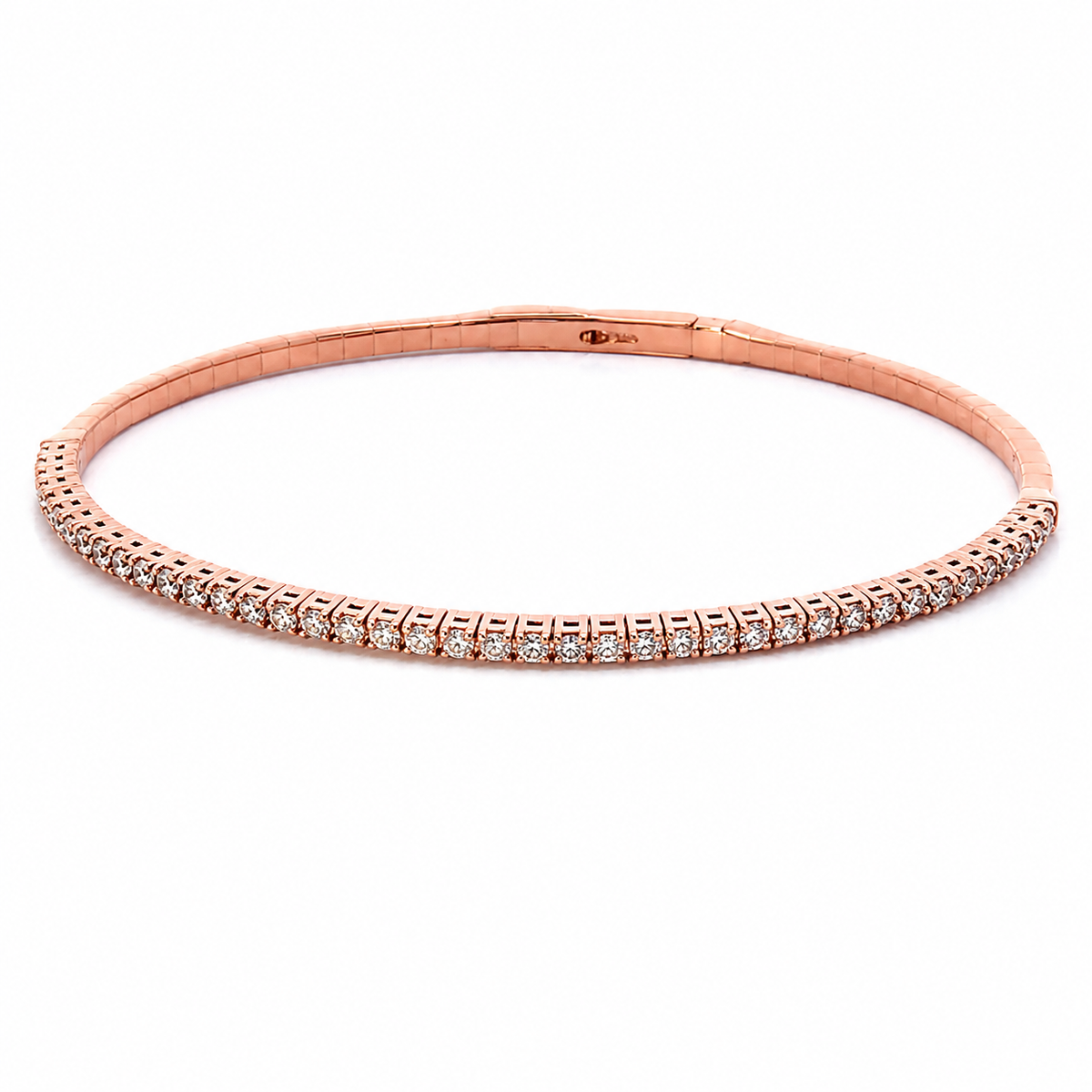 Rose Gold and Diamond Bangle