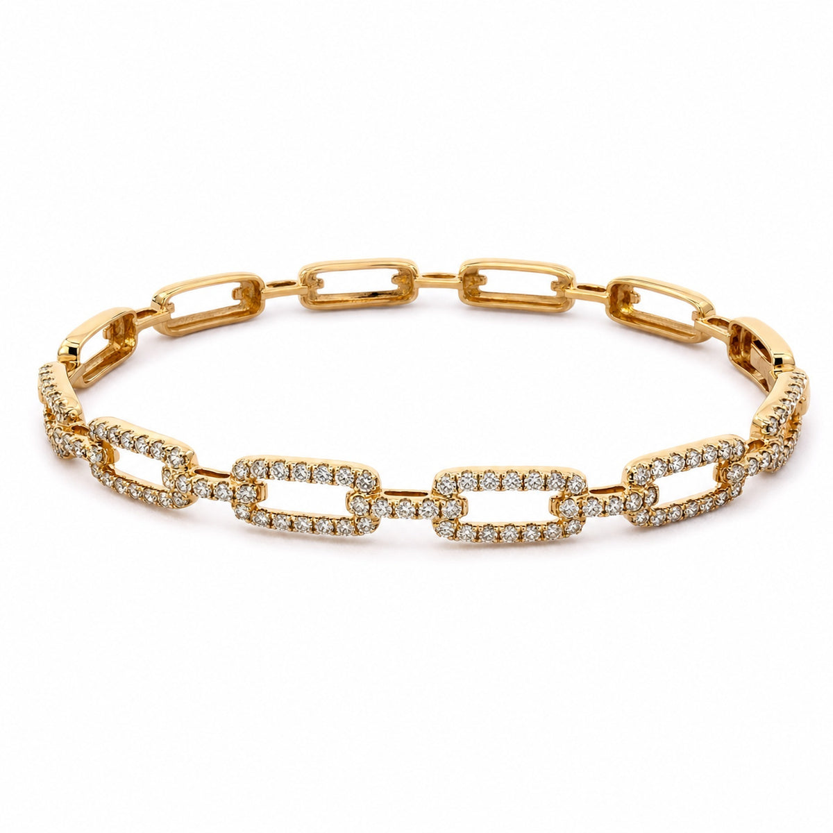 Yellow Gold and Diamond Bracelet