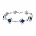 Sapphire and Diamond Bracelet