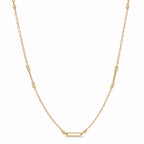 10KY Gold Paperclip Necklace