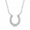 Diamond Horseshoe Necklace