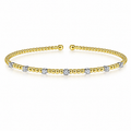 Gabriel and Co Gold Bangle