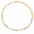 HM Diamond Paperclip Necklace