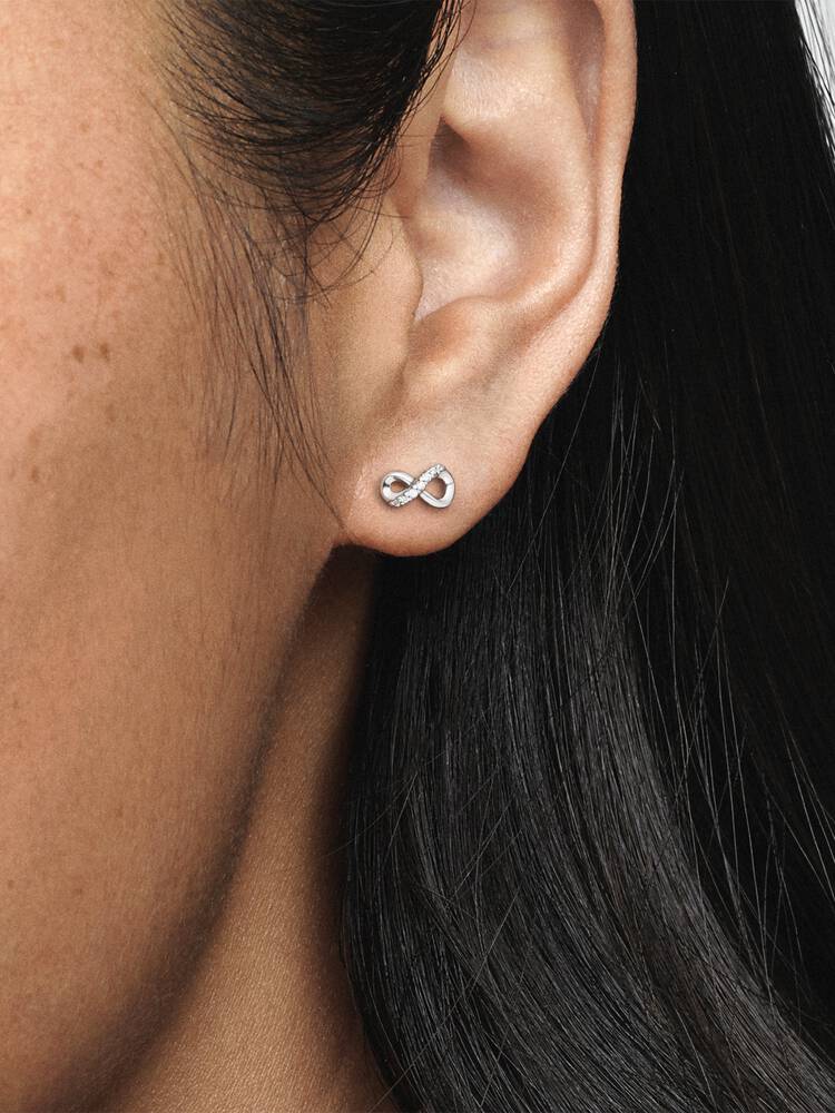 Pandora Sparkling Infinity Stud Earrings