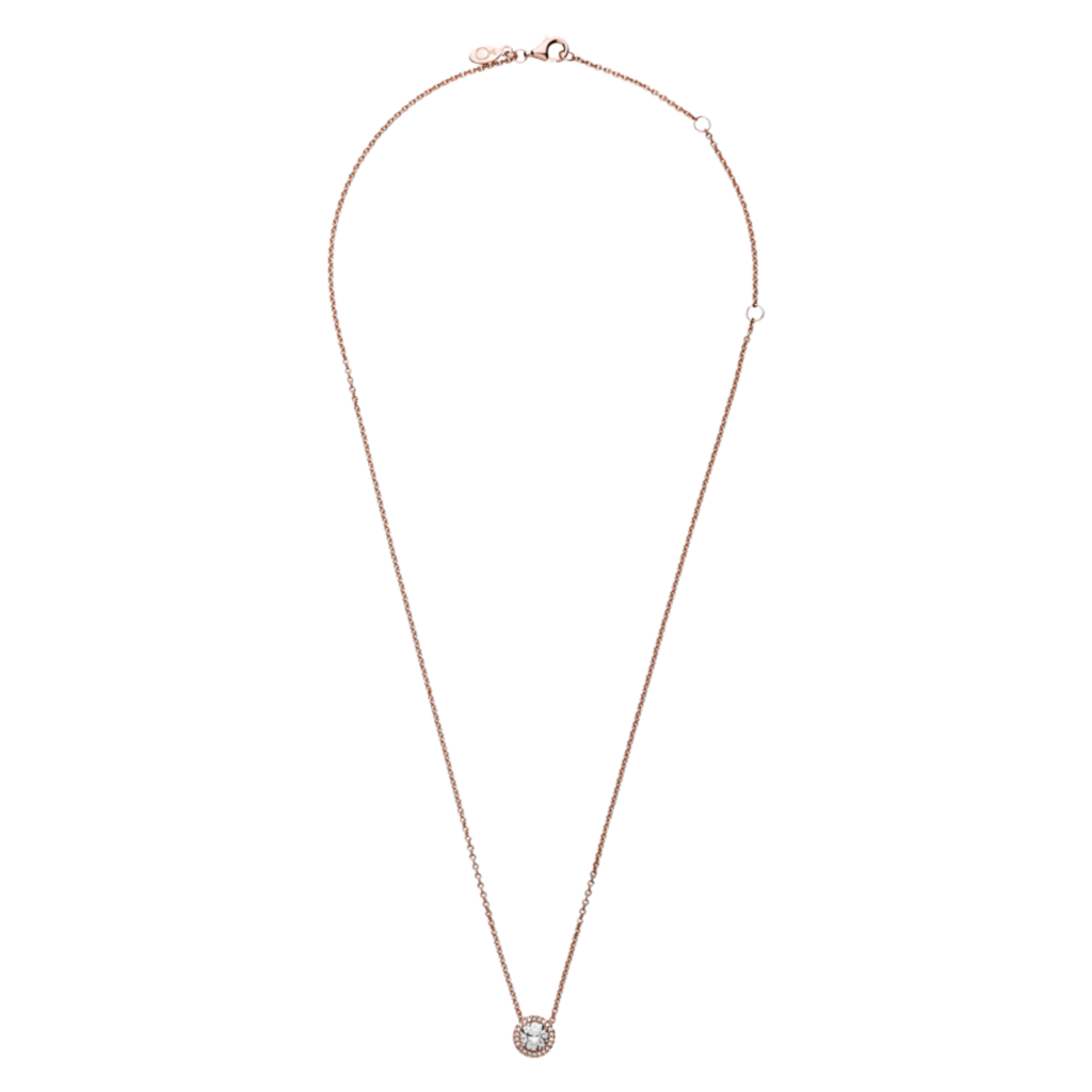 Pandora Round Sparkle Halo Necklace