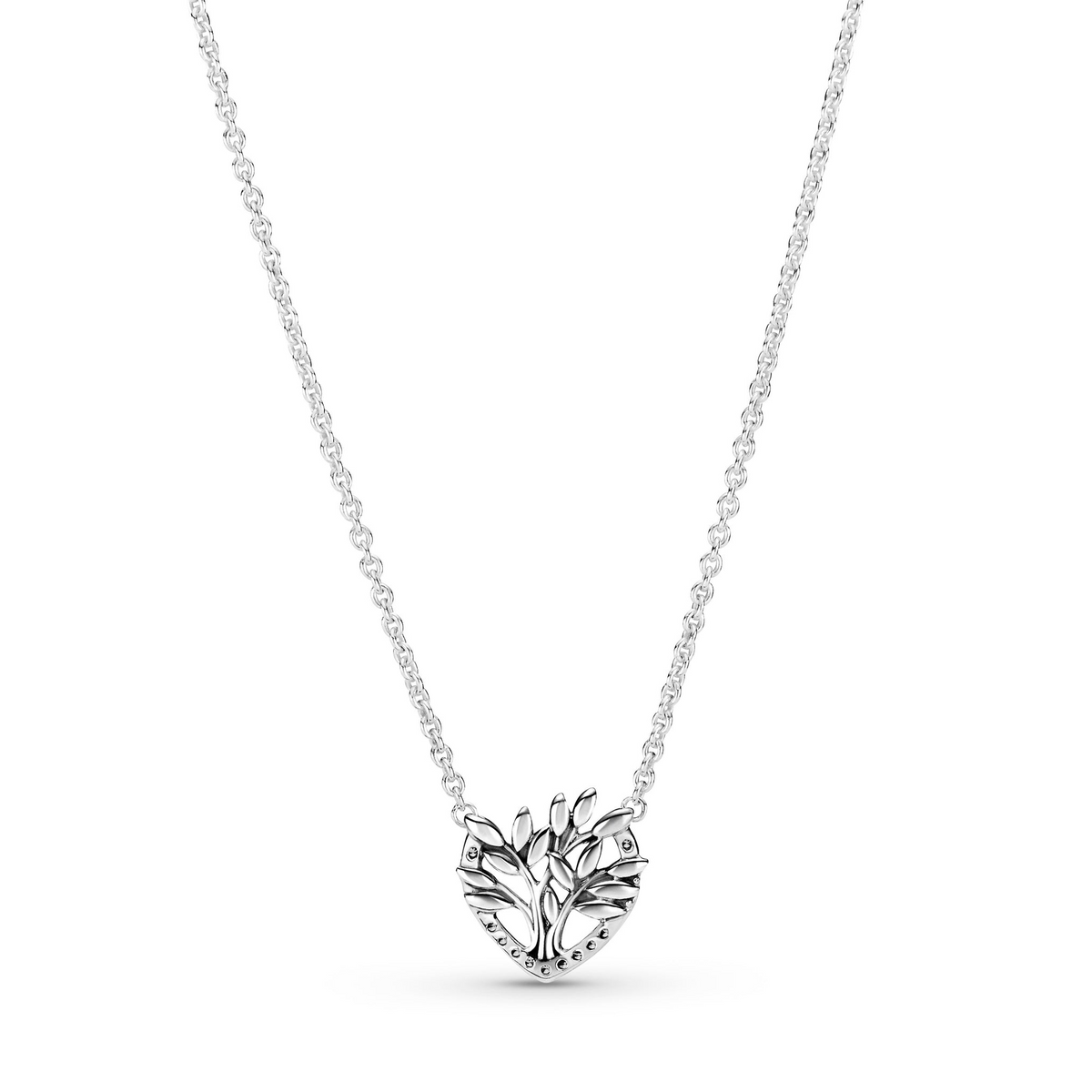 Pandora Heart Family Tree Collier Necklace