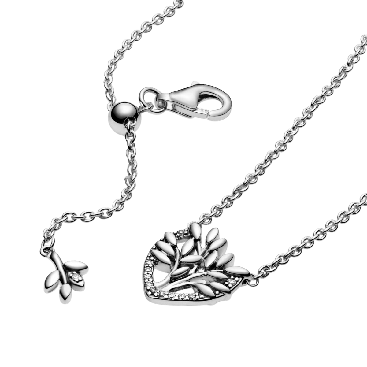 Pandora Heart Family Tree Collier Necklace