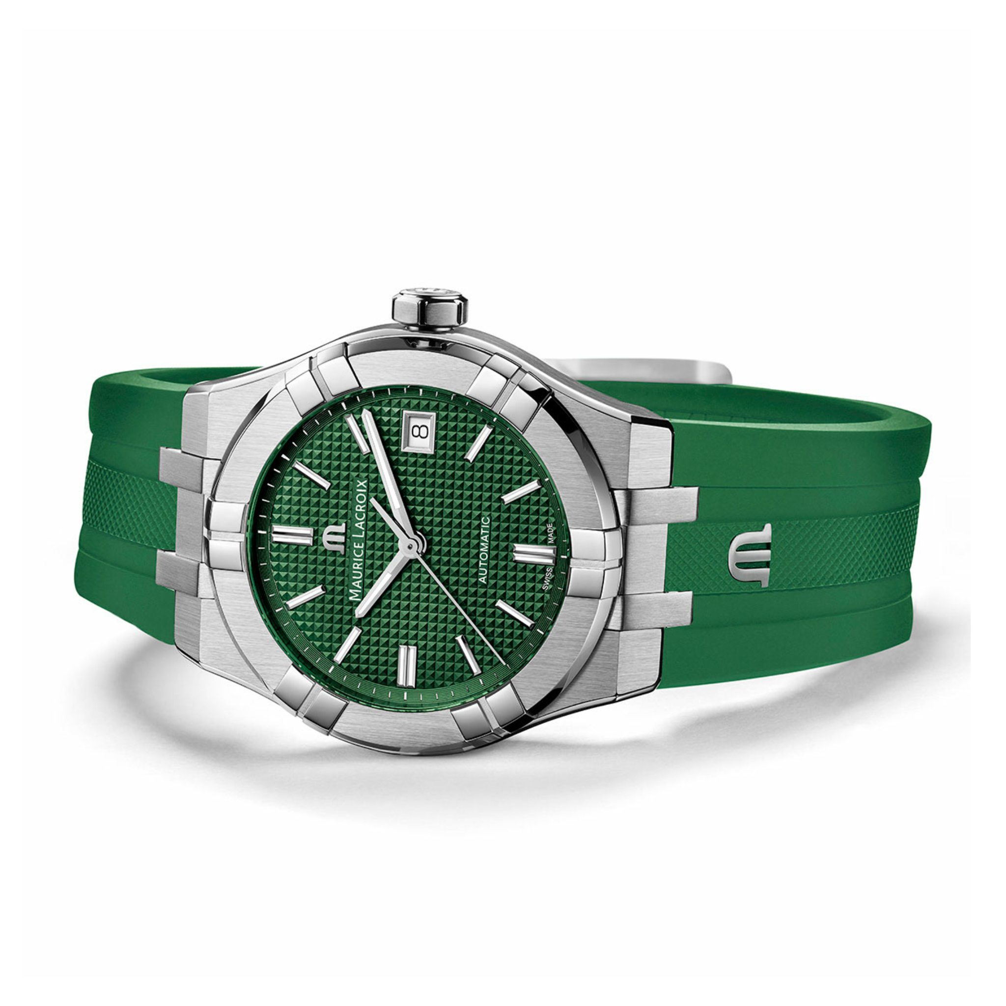 Maurice Lacroix AIKON 自動巻き時計 グリーン 39mm Maurice Lacroix AIKON Automatic 39mm Green – Anfesas Jewelers
