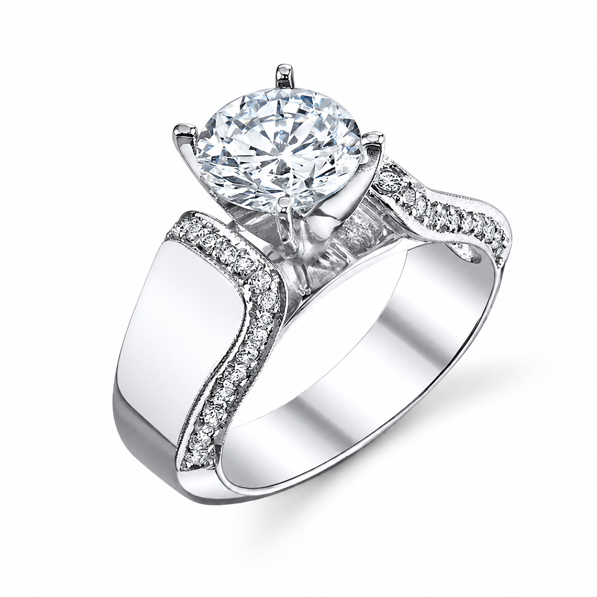 Gregorio 18k Engagement Ring
