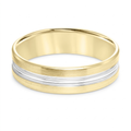 Goldman 14K Yellow Gold 6mm Engraved Wedding Band
