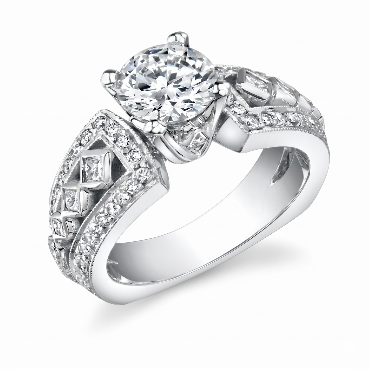 Gregorio Diamond Band Engagement Ring