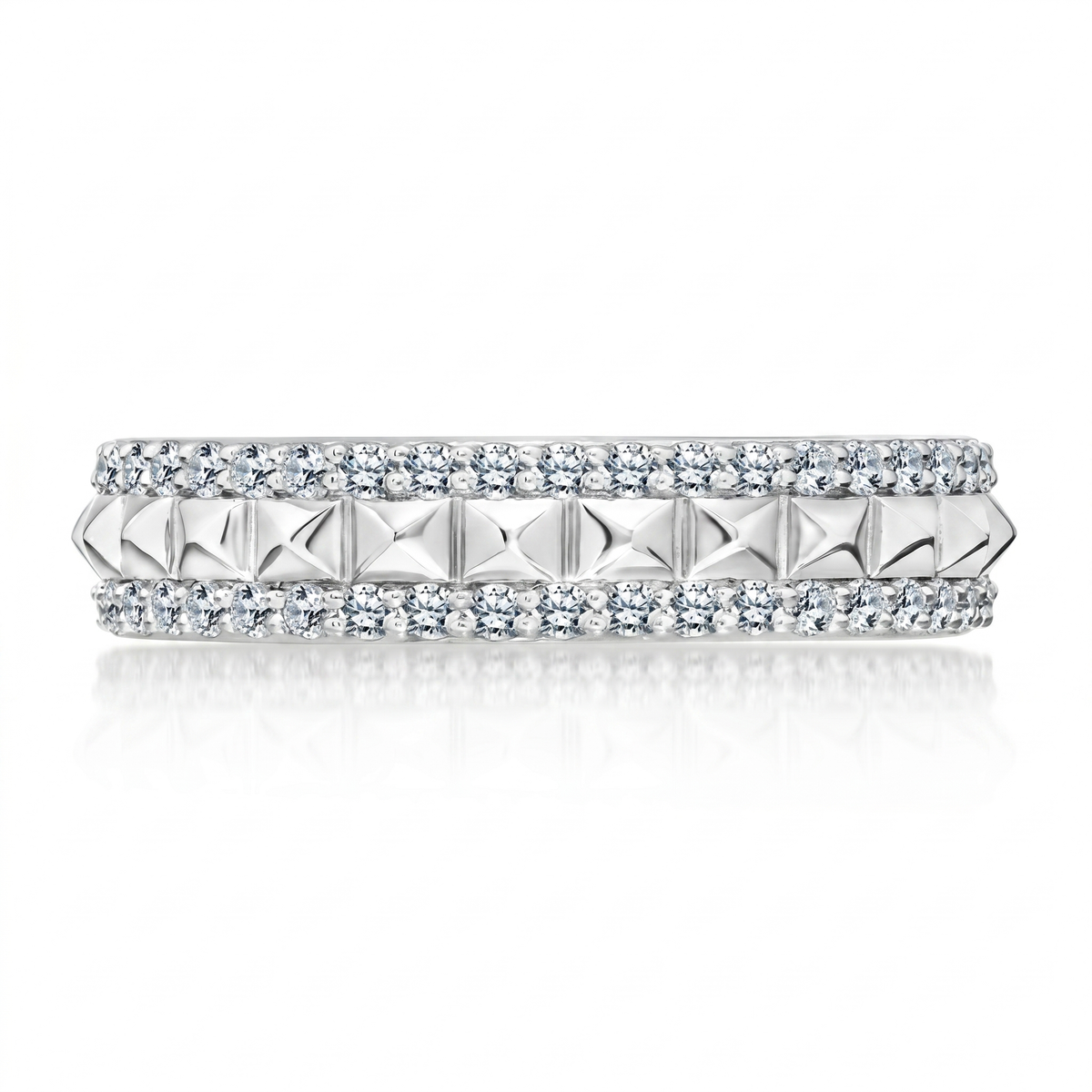 Karl Lagerfeld Pyramid Eternity Band