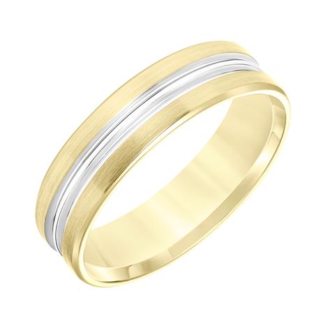 Goldman 14K Yellow Gold 6mm Engraved Wedding Band