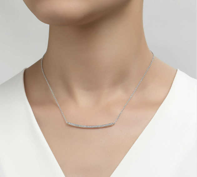 Kay Jewelers Kays Sterling Silver 3 three triple Diamond Heart pendant  Necklace | eBay