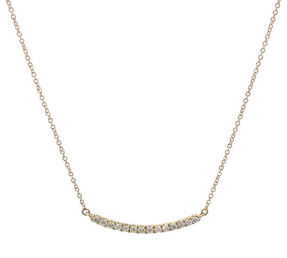 14KY .10DW Diamond Necklace