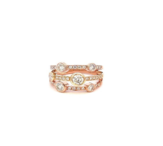 Rose Gold Diamond Ring