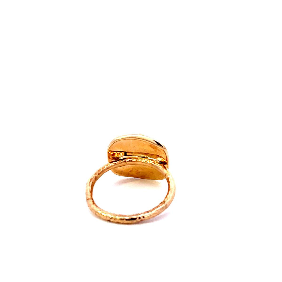 Gold Diamond Cross Ring