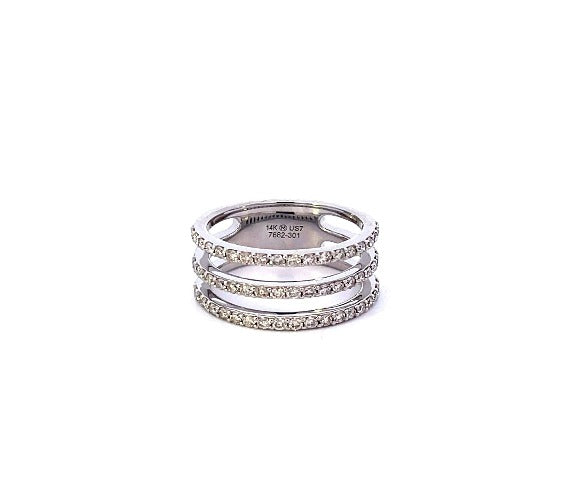 White Gold and Diamond Ring