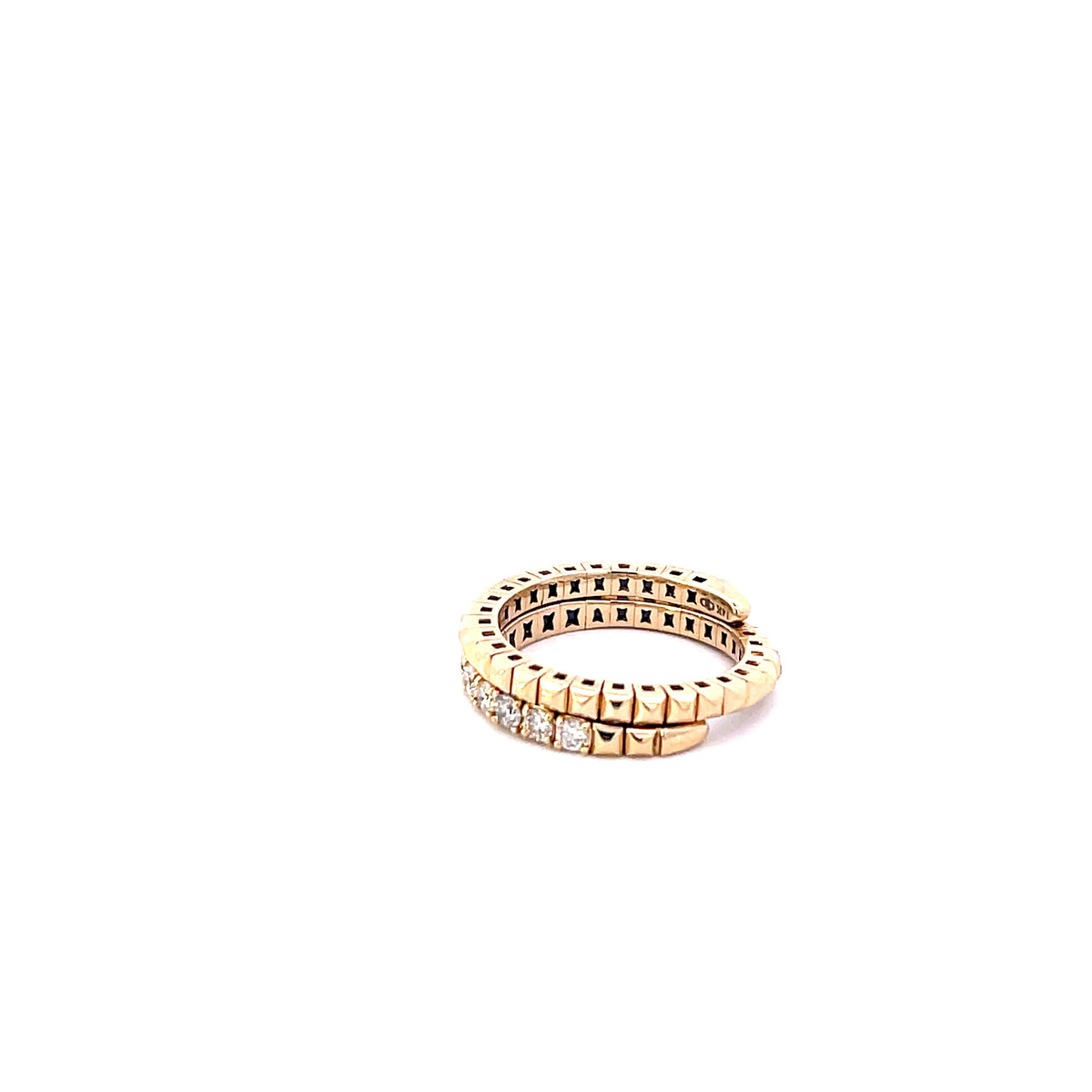 Gold and Diamond Flex Ring