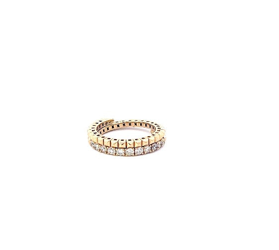 Gold and Diamond Flex Ring