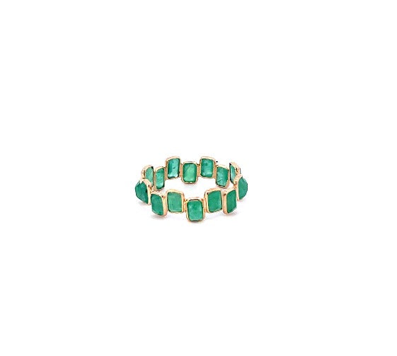 Yellow Gold and Emerald Ring