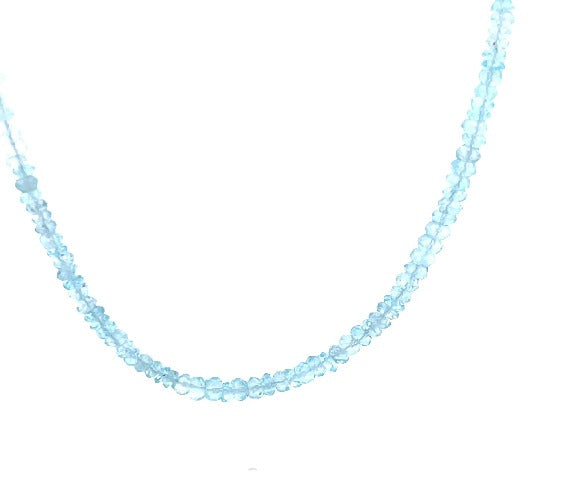 Beaded Aqua Necklace