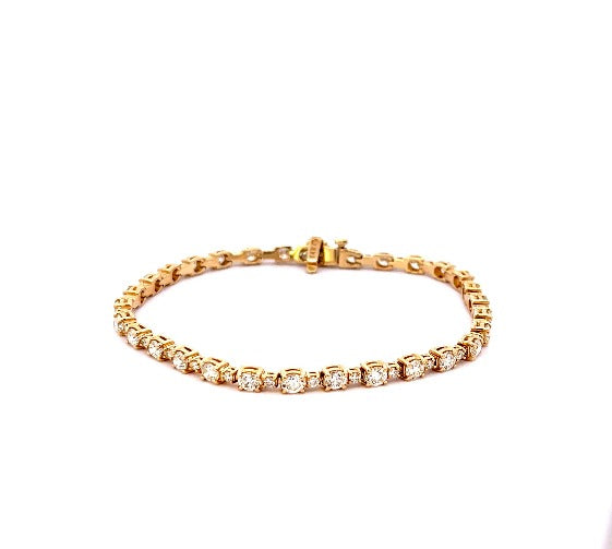 Yellow Gold and Diamond Bracelet