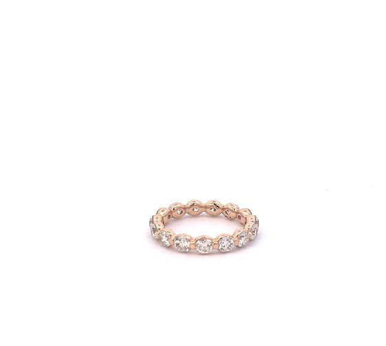 Yellow Gold and Diamond Band