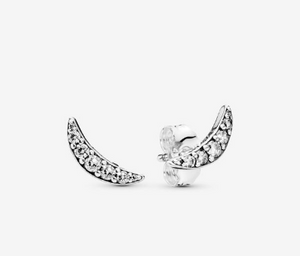 Pandora Sparkling Crescent Moon Earrings Anfesas Jewelers