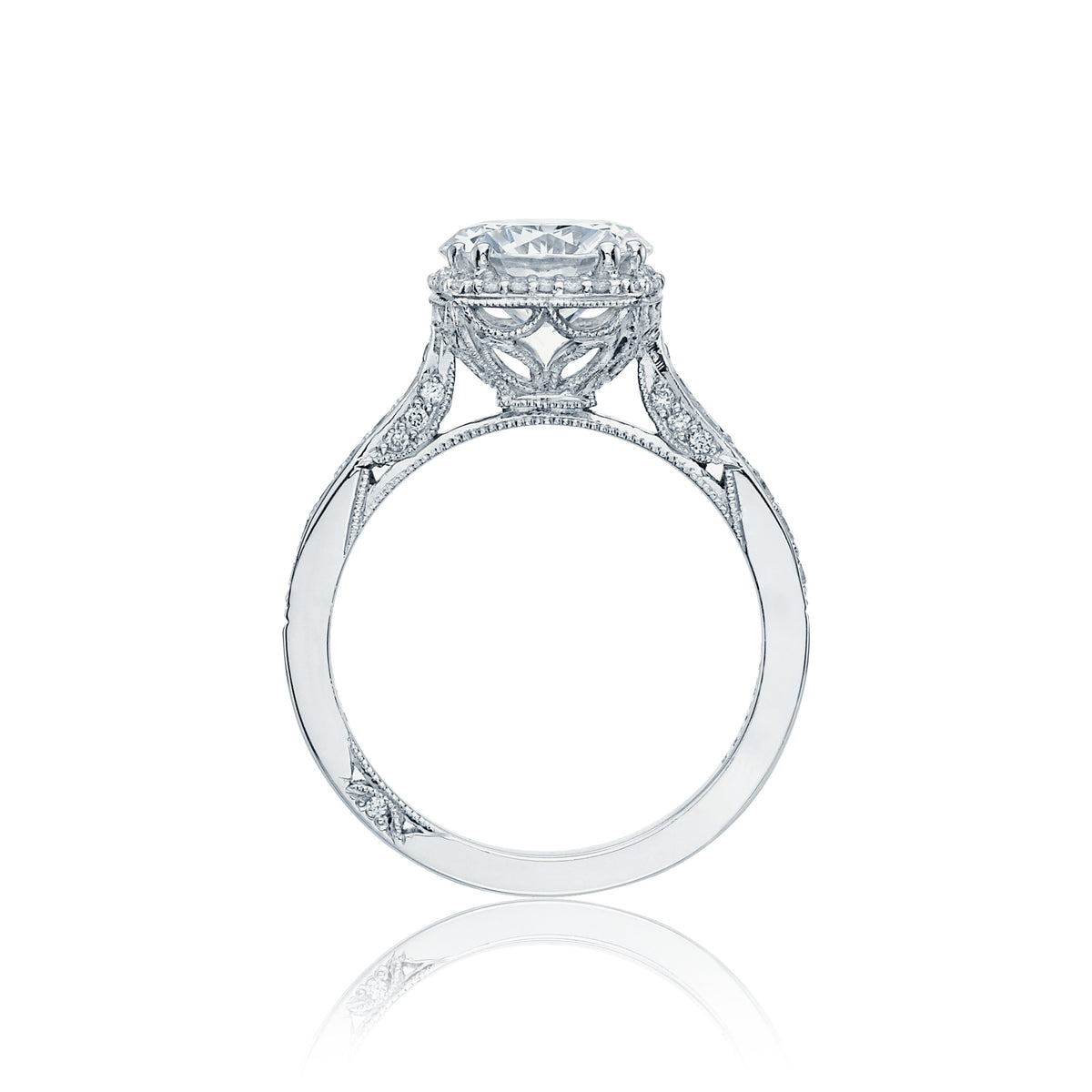 Tacori Dantela Pave Engagement Ring