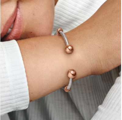 Pandora Moments Snake Chain Style Open Bangle