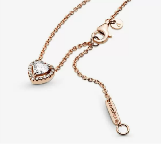 Pandora Sparkling Heart Collier Necklace