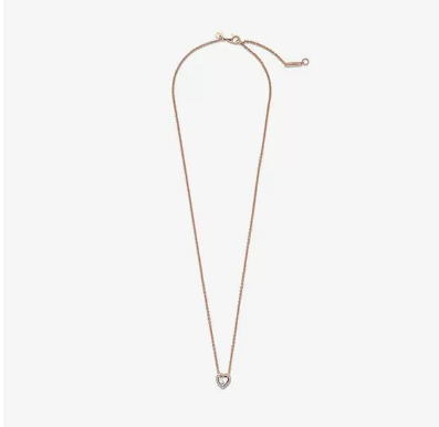 Pandora Sparkling Heart Collier Necklace