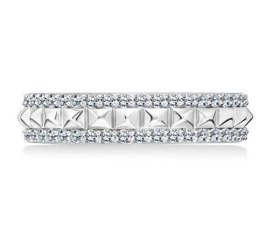 Karl Lagerfeld Pyramid Eternity Band