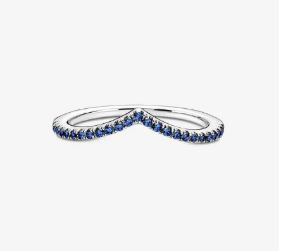 Pandora Timeless Wish Sparkling Blue Ring