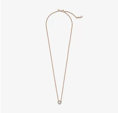 Pandora Sparkling Heart Collier Necklace