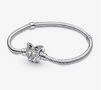 Pandora Moments Butterfly Clasp Snake Chain Bracelet