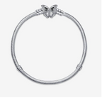 Pandora Moments Butterfly Clasp Snake Chain Bracelet