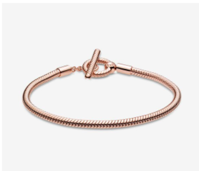 Pandora Moments T-Bar Snake Chain Bracelet